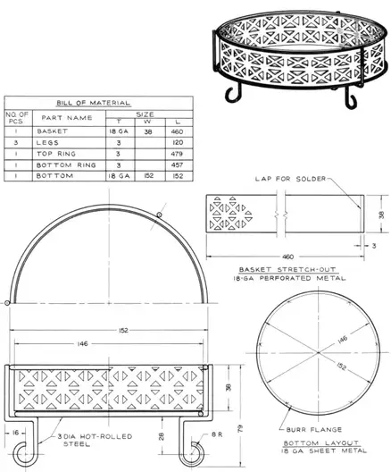 Caddy Tray Metal Project