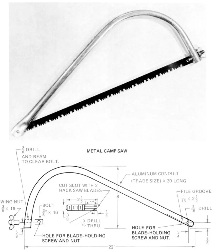 Metal Camp Saw Project Plans