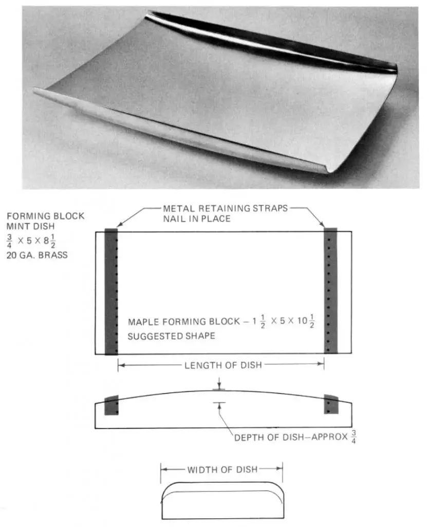 small candy dish metal shop plans