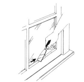 Replacing a Broken Window Pane