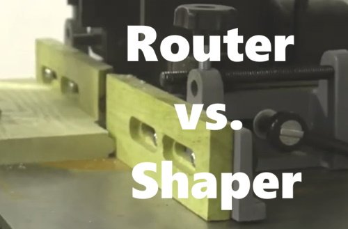 Wood Router vs. Shaper